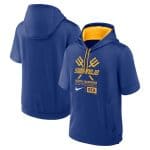 Seattle Mariners Royal City Connect Short Sleeve Pullover Hoodie