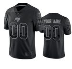 Tampa Bay Buccaneers Customized Custom Black Reflective Limited Stitched Jersey
