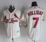 Cardinals #7 Matt Holliday Cream New Cool Base Stitched Jersey