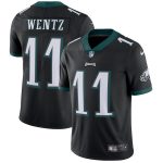 Philadelphia Eagles #11 Carson Wentz Nike Black Vapor Untouchable Limited Stitched Jersey