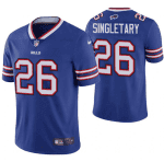 Buffalo Bills #26 Devin Singletary Blue Vapor Untouchable Limited Stitched Jersey
