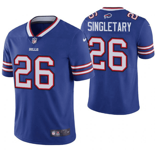 Buffalo Bills #26 Devin Singletary Blue Vapor Untouchable Limited Stitched Jersey