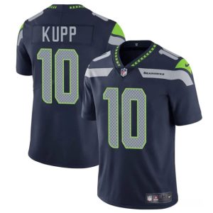 Seattle Seahawks #10 Cooper Kupp Navy 2025 Vapor Limited Stitched Jersey
