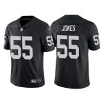 Las Vegas Raiders #55 Chandler Jones Black Vapor Limited Stitched Jersey