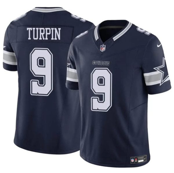 Dallas Cowboys #9 KaVontae Turpin Navy 2023 F.U.S.E. Vapor Untouchable Limited Stitched Jersey