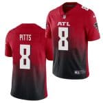 Atlanta Falcons #8 Kyle Pitts 2021 Red Vapor Untouchable Limited Stitched Jersey