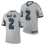 Philadelphia Eagles #2 Darius Slay JR Silver 2021 Inverted Legend Stitched Jersey