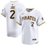 Pittsburgh Pirates #2 Connor Joe White Home Limited Stitched Jersey