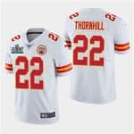 Chiefs #22 Juan Thornhill White Super Bowl LIV Vapor Untouchable Limited Stitched Jersey