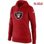 Oakland Raiders Logo Pullover Hoodie Red