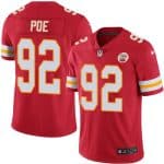 Chiefs #92 Dontari Poe Red Stitched Limited Rush Nike Jersey