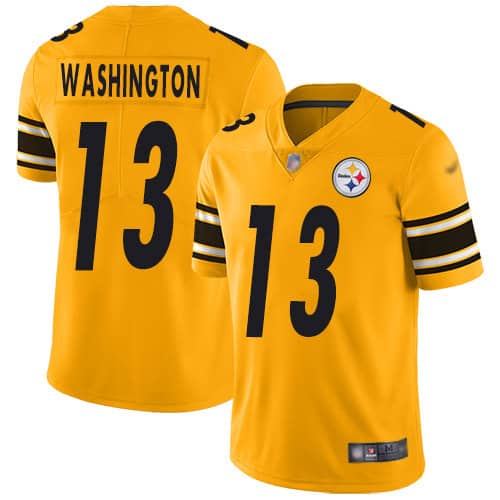 Pittsburgh Steelers #13 James Washington Gold Inverted Legend Stitched Jersey