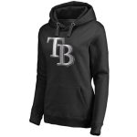 Tampa Bay Rays Platinum Collection Pullover Hoodie Black