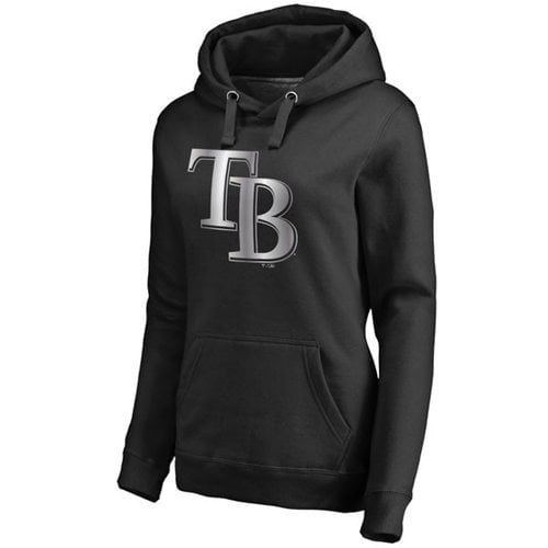 Tampa Bay Rays Platinum Collection Pullover Hoodie Black