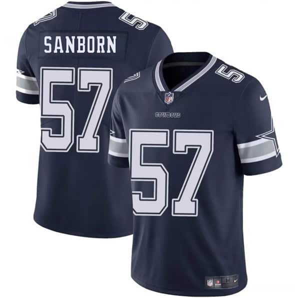 Dallas Cowboys #57 Jack Sanborn Navy 2025 Vapor Untouchable Limited Stitched Jersey