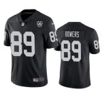 Las Vegas Raiders #89 Brock Bowers Black 2024 65th Anniversary Patch Vapor Limited Stitched Jersey