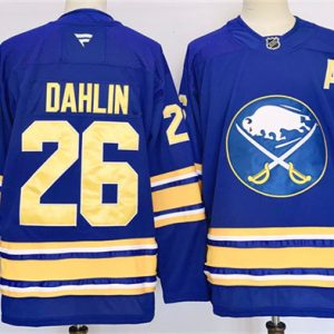 Buffalo Sabres #26 Rasmus Dahlin Blue 2024-25 Stitched Jersey