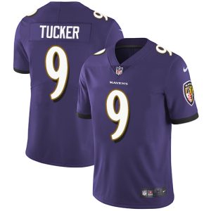 Baltimore Ravens #9 Justin Tucker Purple Vapor Untouchable Limited Jersey