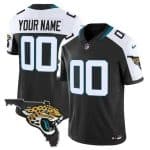 Jacksonville Jaguars Custom Black Alternate 2025 F.U.S.E. Florida Patch Vapor Untouchable Limited Stitched Jersey