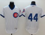 Cubs #44 Anthony Rizzo White Flexbase Authentic Collection Cooperstown Stitched Jersey