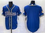 Los Angeles Rams Blank Royal Cool Base Stitched Jersey