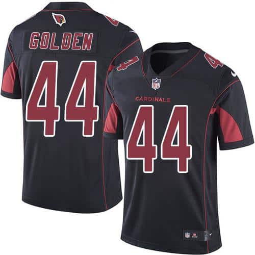Cardinals #44 Markus Golden Black Stitched Limited Rush Nike Jersey