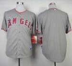 Angels Of Anaheim Blank Grey Cool Base Stitched Jersey