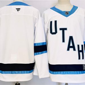 Utah Club Blank White Stitched Jersey