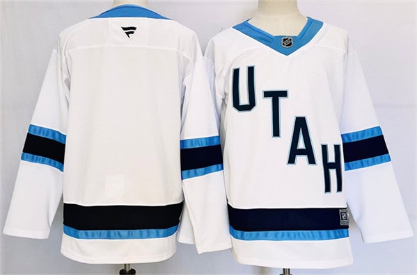 Utah Club Blank White Stitched Jersey
