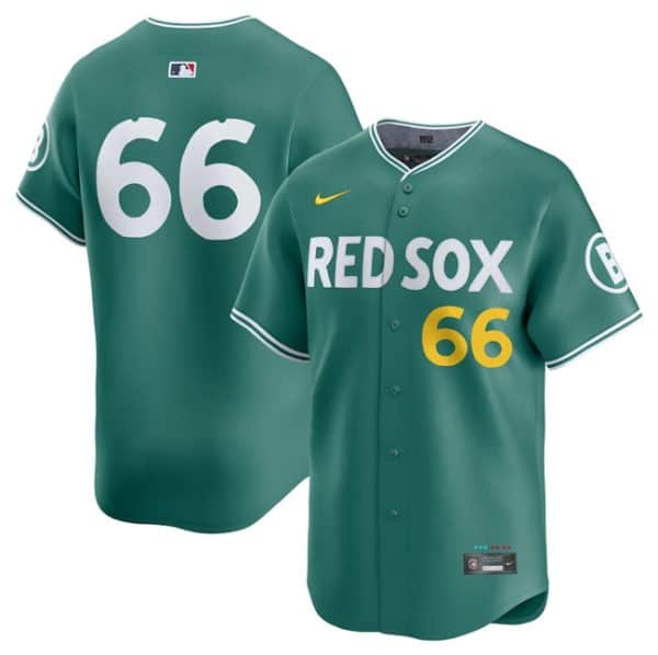 Boston Red Sox #66 Brayan Bello Green 2025 City Connect Limited Stitched Jersey