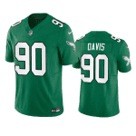Philadelphia Eagles #90 Jordan Davis Green 2023 F.U.S.E. Vapor Untouchable Stitched Jersey