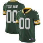 Packers Customized Green Vapor Untouchable Limited Stitched Jersey