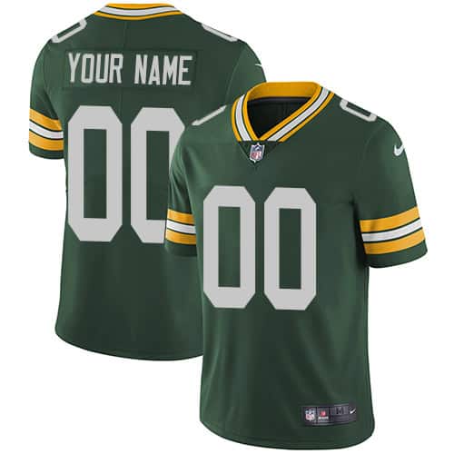 Packers Customized Green Vapor Untouchable Limited Stitched Jersey
