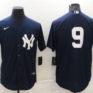 New York Yankees #9 Roger Maris Navy Cool Base Stitched Jersey