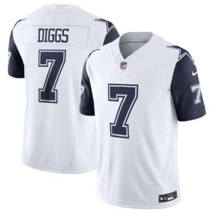Dallas Cowboys #7 Trevon Diggs White 2023 F.U.S.E. Vapor Limited Stitched Jersey