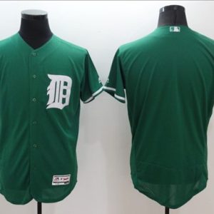 Tigers Blank Green Celtic Flexbase Authentic Collection Stitched Jersey