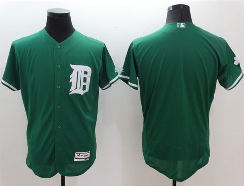 Tigers Blank Green Celtic Flexbase Authentic Collection Stitched Jersey