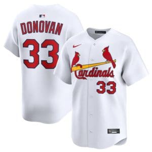 St. Louis Cardinals #33 Brendan Donovan White Home Limited Stitched Jersey