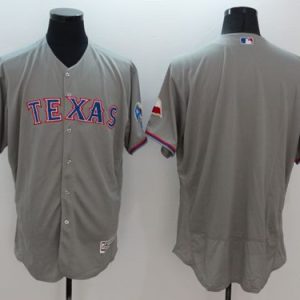 Rangers Blank Grey Flexbase Authentic Collection Stitched Jersey