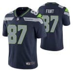 Seattle Seahawks #87 Noah Fant Navy Vapor Untouchable Limited Stitched Jersey