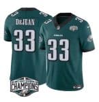 Philadelphia Eagles #33 Cooper DeJean Green 2024 New NFC East Champions F.U.S.E. Vapor Untouchable Limited Stitched Jersey