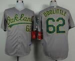 Athletics #62 Sean Doolittle Grey Cool Base Stitched Jersey