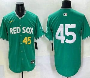 Boston Red Sox #45 Pedro Martinez Green 2025 City Connect Limited Jersey