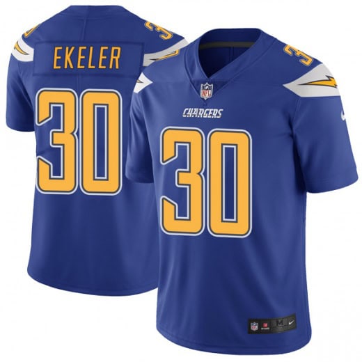Los Angeles Chargers #30 Austin Ekeler Royal Blue Vapor Untouchable Limited Stitched Jersey