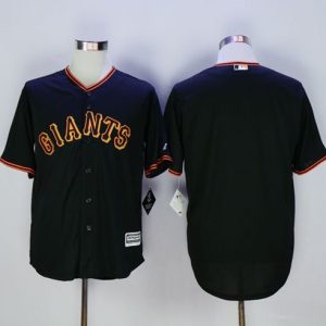 Giants Blank Black New Cool Base Fashion Stitched Jersey