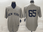 New York Yankees #65 Nestor Cortes Grey Field Of Dreams Cool Base Stitched Jersey