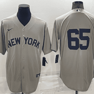 New York Yankees #65 Nestor Cortes Grey Field Of Dreams Cool Base Stitched Jersey