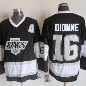 Kings #16 Marcel Dionne Black CCM Throwback Stitched Jersey