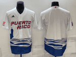 Puerto Rico Blank 2023 White World Classic Stitched Jersey