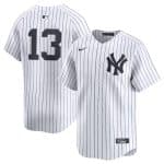 New York Yankees #13 Jazz Chisholm Jr White 2024 Home Limited Stitched Jersey